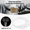 Gas Tube 0.31'' x 3ft Clear Motorcycle Dirt Bike Fuel Vent Line Hose Petrol