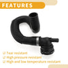 Ford Escape (2013-2016) Rubber Black 1 x Piece Radiator Hose 2.0L