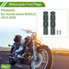Honda Grom MSX125 2013-2020 Aluminum Alloy Gray Motorcycle Foot Pegs