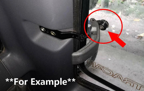 Isuzu Dmax 2 x Nut Screws Rear Cab Window Latch Lock (2012-2019)