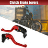 Kawasaki Red 2 x Brake Clutch Levers Adjustable Folding CNC