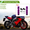 Honda / Suzuki / Yamaha Rear Brake Pedal Purple Foot Pegs