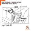 Toyota Hilux Ute LN111 4WD 4Runner Surf Chrome Corner Lamp Light (92-96)