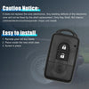 Nissan Micra Xtrail Qashqai Key Fob Shell Case  Button