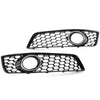 Audi A3 8P S-Line Chrome Ring Front Fog Light Grill Trim (2009-2013)