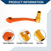 Bosuer 125 Orange Gold Tone Folding Gear Shifter Lever