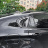 BMW X6 Rear Side Window Louver Vent Cover Trim Add-On (2008–2014)