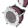 Harley Softail Touring Trike 2018-2023 Chrome Red Air Cleaner Intake Filter