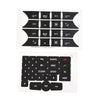 Mercedes Decal Button Door Steering A/C Window Radio Sticker (2007–2014)