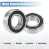Vehicles 4pcs Deep Groove Ball Bearing 17x35x10mm Sealed Chrome Bearing