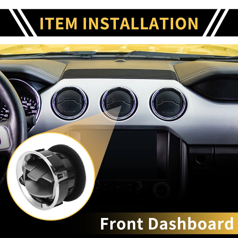 Ford F150 2009-2014 Center A / C Outlet Titanium Tone Dash AC Heater Air Vent