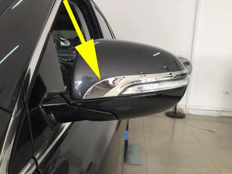 2015-2017 KIA SORENTO Chrome Rearview Side Mirror Covers (2015-2017)