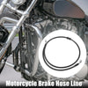 Motorcycle Brake Line / 100cm / Brake Line Oil Hose Pipe with Spring Protection