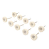 Rotary Tool 3mm Shank 10 x Wool Felt Polishing Buffing Wheel Discs