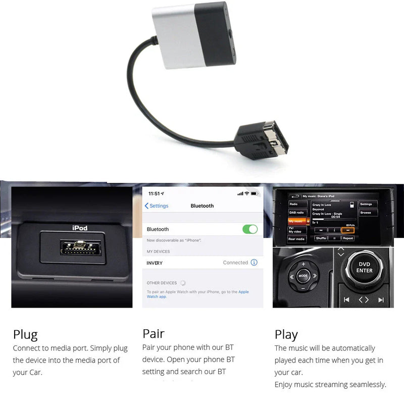 Land Rover Range Rover Bluetooth AUX Adapter 30pin (2002-2012)