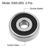 Deep Groove Ball Bearings Z2 10x35x11mm Double Sealed Carbon Steel 4pcs