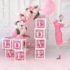 Birthday Baby Shower Party Gift Decor Clear Balloon Box Cube