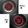 Honda Civic 10th Gen (2016-2021) Red Engine Start Stop Button Ring Trim