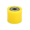 Motorcycle ATV Quad 8mm Chain Roller Pulley Tensioner Wheel Guide Yellow