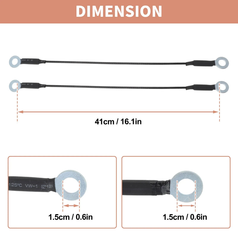 Ford Bronco, Gran, Ranchero Tailgate Support Cable (1966-1996)