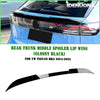 VW Tiguan MK3 1x Gloss Black Rear Boot Spoiler Lip (2024-2025)