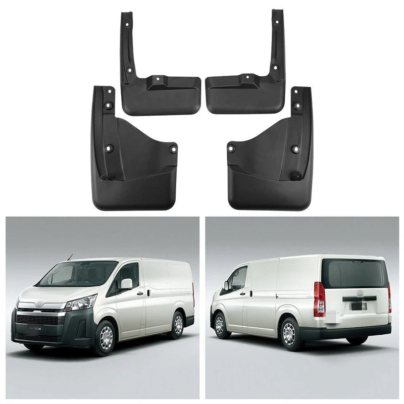 Toyota Hiace Mud Flap Guards 4pcs (2019–2021)