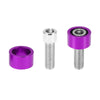 Honda Civic Acura 9 Pcs M8x1.25 Header Manifold Cup Washers Bolts Purple