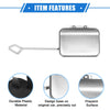 Mercedes-Benz E350 Sedan (2010-2013) Silver Tone Rear Bumper Tow Hook Cap