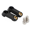 Motorcycle Right Hand Thread M10 x 1.5mm Plastic Extension Mirror