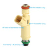 Ford Escape 2.0L 3.0L 6 Pcs Fuel Injector Nozzle (2001-2003)