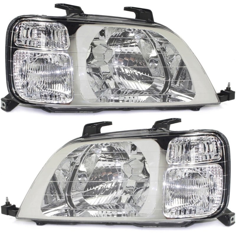 Driver and Passenger Side Headlights For Honda CR-V