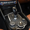 Alfa Romeo Giulia Carbon Fiber Center Gear Shift Panel Cover Overlay Fit