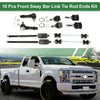 Ford Explorer 10pcs Front Suspension Tie Rod Ends Sway Bar Links (2002-2003)