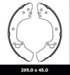 Holden Rodeo TF Rear Brake Shoe Drum Overhaul Kit