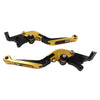 Kawasaki ZX636R ZX6RR CNC Gold Extendable Brake Clutch Levers (2005-2006)