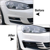 Volkswagen Golf MK7 Black Fog Light Lamp Cover (2013-2016)