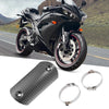 Motorcycle ATV Universal Exhaust Muffler Pipe Protector 5.63'' Black