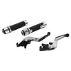Honda ADV150 Silver Extendable Brake Clutch Levers Grip Set (2019-2020)