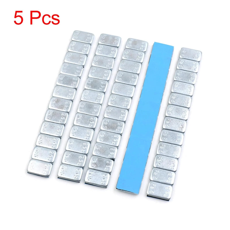 Motorcycle 2.1oz 5pcs Self Adhesive Wheel Balance Weights Strips