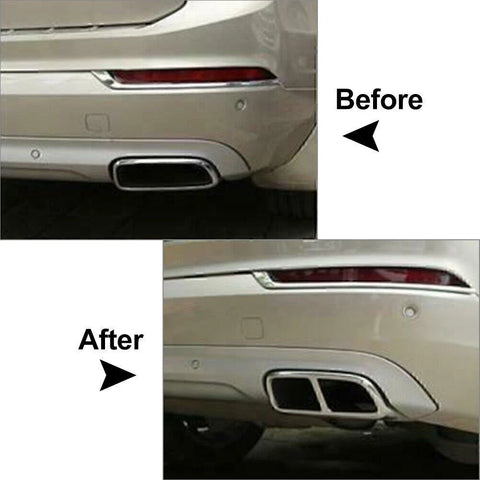 Volvo XC90 Stainless Steel Exhaust Muffler Tail Pipe Cover (2015-2019)