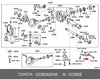 Toyota Land Cruiser LX470 Rear Differential Support (1998–2007)