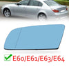 BMW E60 E61 E63 E64 525i 530i Heated Blue Left Wing Mirror Glass (03-10)