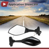 Suzuki GSX-R600 GSX-R750 Motorcycle Rear View Mirrors (2003–2017)