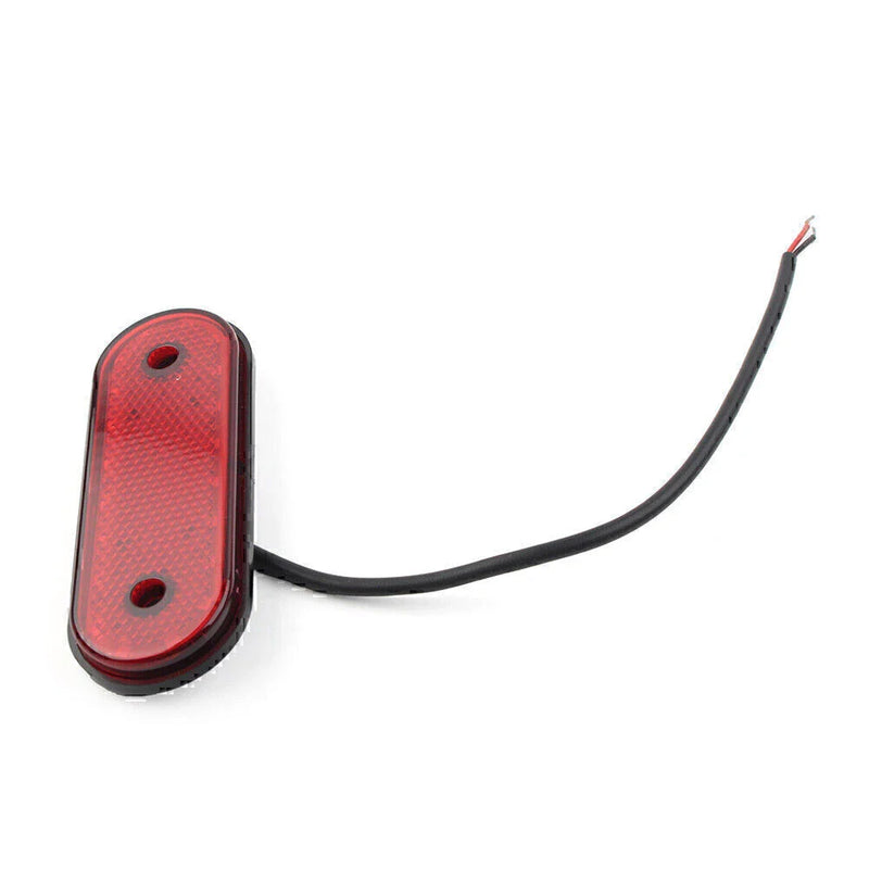 Trailer Truck Van 20 x 24V LED Oval Side Marker Light Tail Lamp Red
