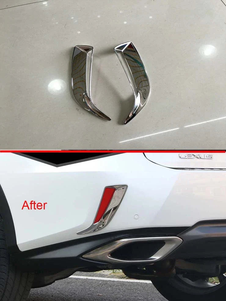 Lexus RX270 RX450h RX350 Chrome Rear Fog Light Cover Trim (2016-2019)