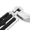 Harley Yamaha 1.25" Short Angled Highway Engine Guards Foot Pegs