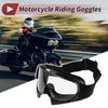 Goggles / 1 Set / Motorcycle Riding Goggles Transparent Lens Black Frame