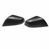 Tesla Model S Matte Black Carbon Fiber Mirror Covers (2012-2020)