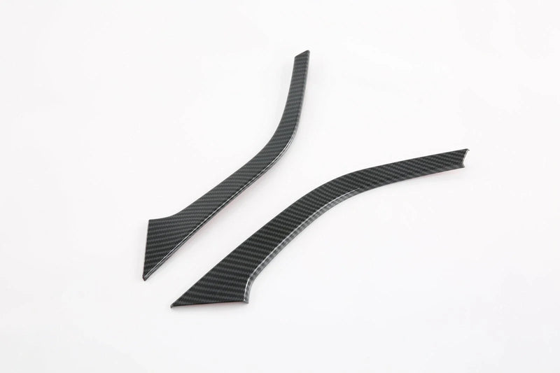 Toyota Highlander (2020-2023) 2 x Rear Fog Light Lamp Carbon Fiber Cover Trim