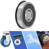 22x56x16mm Deep Groove Ball Bearings Silver Tone Black
